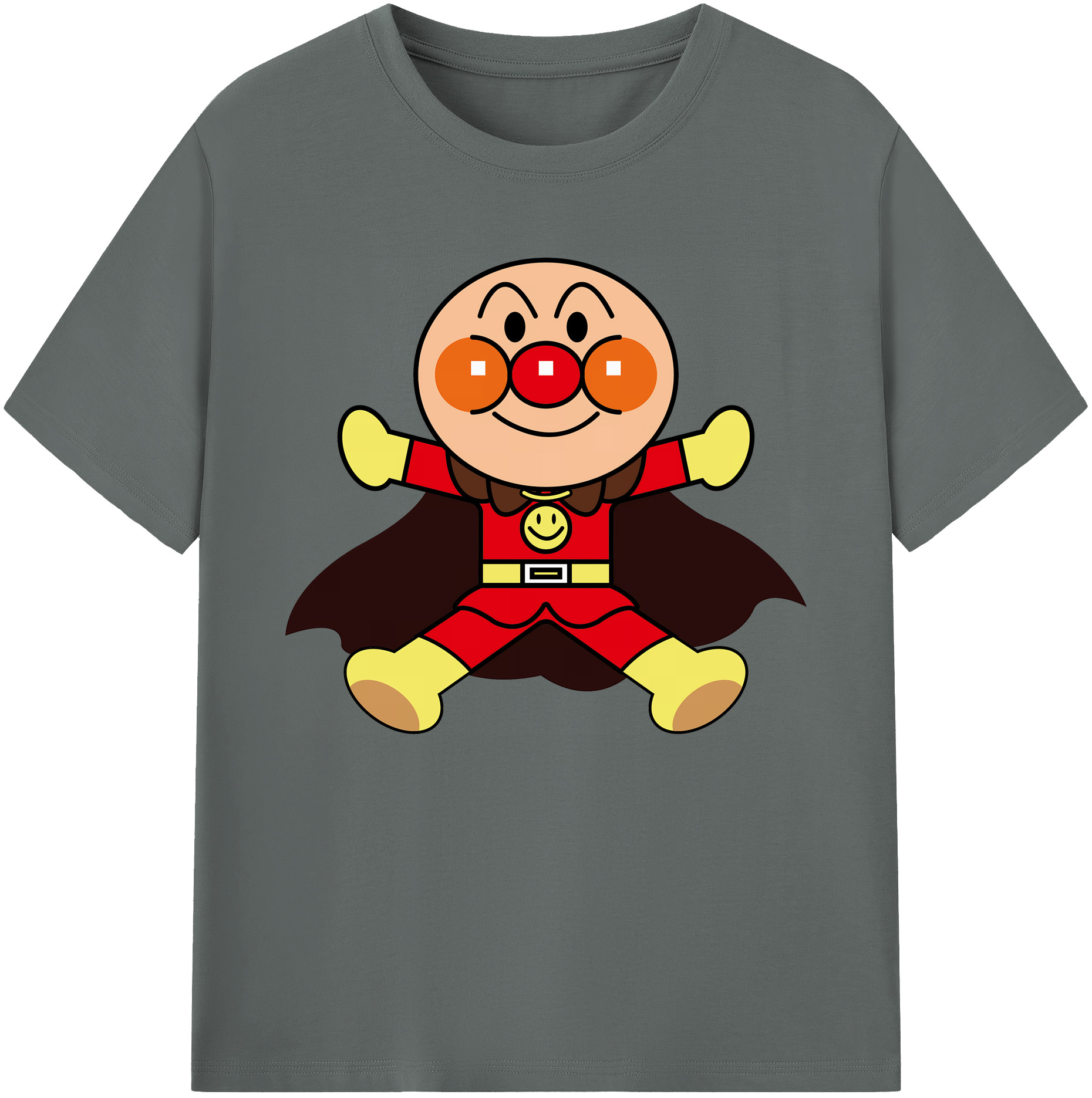 （画像用） アンパンマン Anpanman 綿100％ メンズ半袖Tシャツ｜肌触りやわらか＆通気性